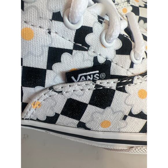 Vans Doheny Daisy Flower Checkerboard shoes Girls Size 4 - Picture 6 of 11